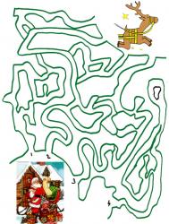 Le pere noel a perdu son renne