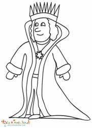 Coloriage du roi
