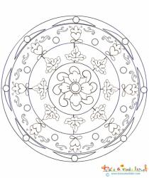 Coloriage Mandala Cheval Zodiaque Chinois Mandala Tête à