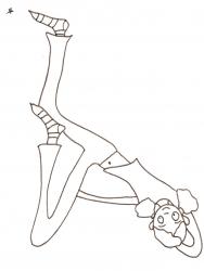 Coloriage de la gym de Mila