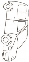 Coloriage voiture fourgonette
