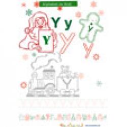"Y", une lettre de l'alphabet à colorier