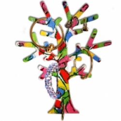 Arbre à bijoux à paillettes