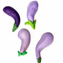 Aubergine, modelage d'aubergine