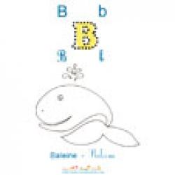 Apprendre et lire le "B" comme baleine
