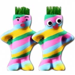 Bonhomme tête d'herbe