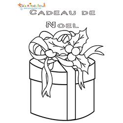 Cadeau de Noël boite à chapeau