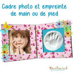 Cadeau photo empreinte main ou pied pour Maman