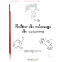 Cahier coloriages vacances garçon 1