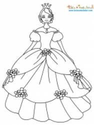 Cendrillon en robe de bal