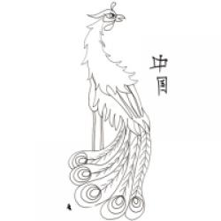 coloriage du phoénix