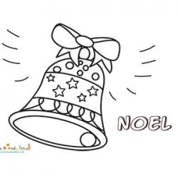 Cloche de Noël au gros noeud