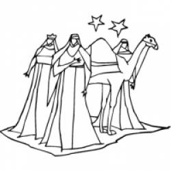 Coloriages de l'Ephiphanie et des rois mages
