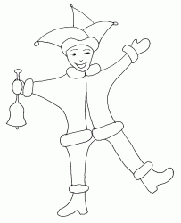 Coloriage de lutin à imprimer