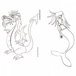 Coloriage des animaux légendaires