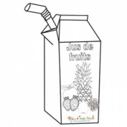 Coloriage des boissons