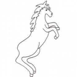 Coloriage cheval