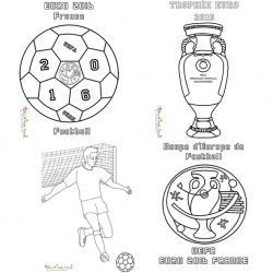 Coloriage des footballeurs
