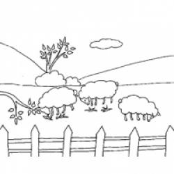 Coloriages et dessins de paysages