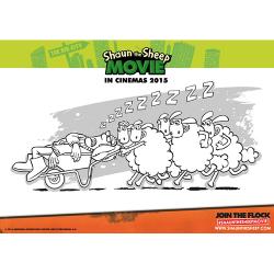 Les coloriages de Shaun le mouton