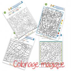 Coloriage magique Tête à modeler