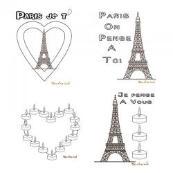 Coloriage solidarité Attentats