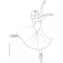 Coloriages de danseuses 