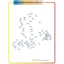 jeux de points numerotés à relier