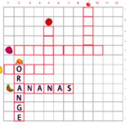 Mots croisés pour enfants : exercices de soutien scolaire ludiques