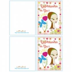 Carte anniversaire prête à imprimer