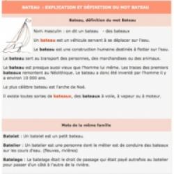 Glossaire dictionnaire
