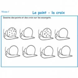 Activités de graphisme pour les enfants en maternelle niveau 2
