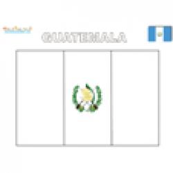 Coloriage du drapeau du Guatemala