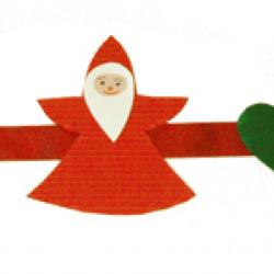 Guirlande de Père Noël à poser sur la table