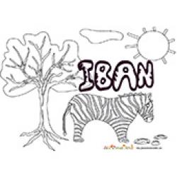 Iban, coloriages Iban
