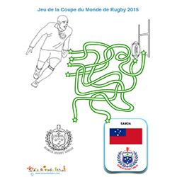 Jeu de fils avec le rugby Samoa