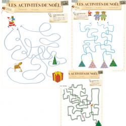 Jeux de fils mêlés de Noël 