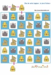 Des jeux de suite logique à imprimer : jeux d'échecs