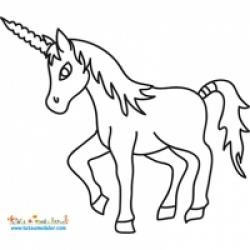 Coloriage des licornes