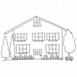 Coloriages des maisons du monde
