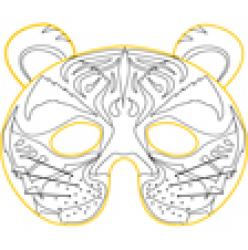 Coloriages de masques d'animaux