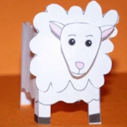 Paper toy animaux de la ferme