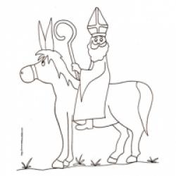 Vous recherchez un coloriage Saint Nicolas ? Retrouvez nos dessins à imprimer gratuitement ! Dans le Nord et à l'est de la France, le Saint Nicolas est un personnage presque aussi célèbre que le Père Noël. Dans certains pays il est encore plus important !