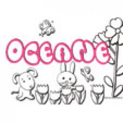 tout le coloriage des prénoms commençant par O comme Océane