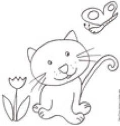 Coloriage de chats pour les enfants