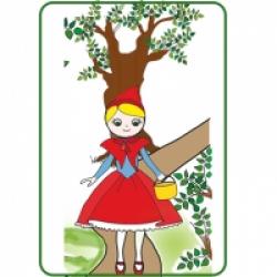 Le Petit Chaperon Rouge arrive chez sa grand-mère