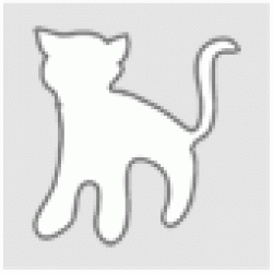 Pochoir de chat pour la peinture