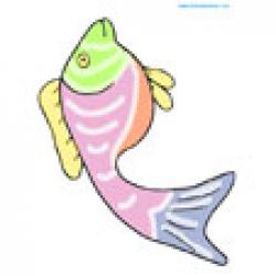 Image d'un Poisson aux couleurs claires