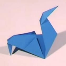 Origami Du Chat Pliage D Un Chat En Papier Sur Tete A Modeler