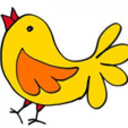 Image de Pâques : le poussin dessin 32